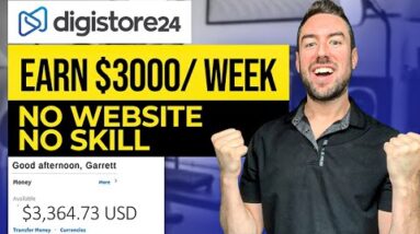Digistore24 Affiliate Marketing For Beginners FREE Method! (NO Website Or Skill)