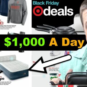 $1,000 A Day Finding Black Friday Deals Online?