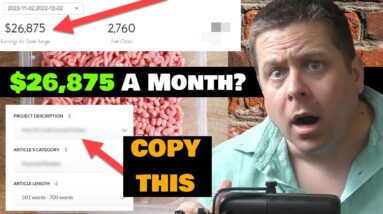 How I Make $26,875 A Month Posting Articles On Google!