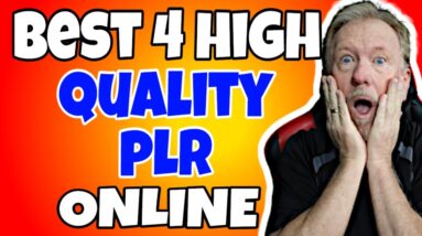 Best 4 High Quality PLR Sites Online