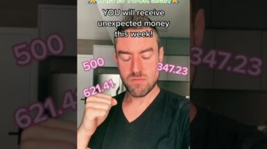 You will receive unexpected money.. #manifestnow