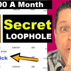 $1,663 A Month From A Secret NFT Loophole