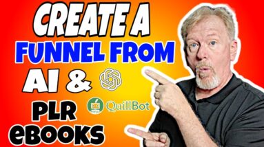 Create A Complete Funnel From Ai And A PLR eBook