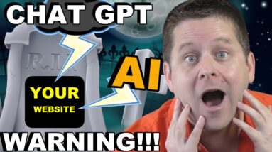 Chat GPT AI - Will Crush These SEO Websites (WARNING!)