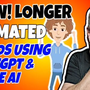 WOW Longer Animated YouTube Videos Using ChatGPT And Steve AI