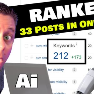 I Used AI To Rank 33 Blog Posts On Google In One Hour!