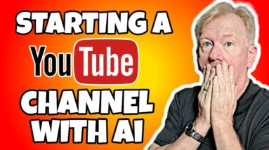 STARTING A YouTube Channel With AI - REVOLUTIONIZE Your Content. Creation