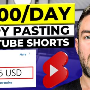 Make $400/Day Copy Pasting These YouTube Shorts! (100% WORKING)