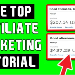 The ONLY Affiliate Marketing Tutorial You Need! (ZERO To $10k/Month)