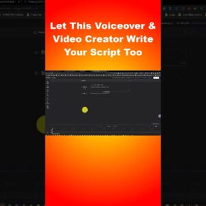 WOW AI Voiceover Writes Your Script For You!