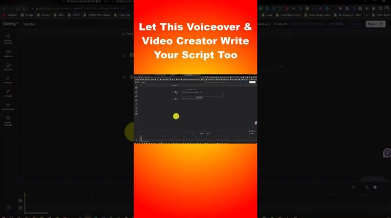 WOW AI Voiceover Writes Your Script For You!