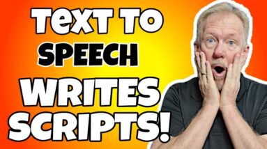 WOW Text To Speech Writes Scripts