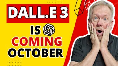 Dall E 3 Is Coming October - This Could Be A Game Changer