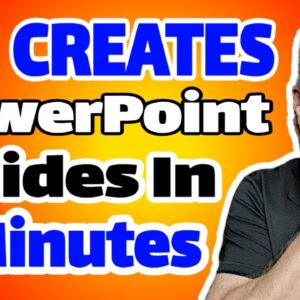 AI Create - PowerPoint Slides In Only Minutes