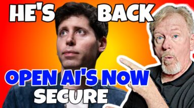 Open AI's Future Secured After Turbulent Week: Sam Altman Reinstated