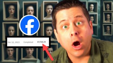 Crazy Facebook Side Hustle + Meta Ai Image Creator = $7,720.31
