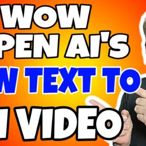 WOW Open AI's New Text To Video - Your First Look