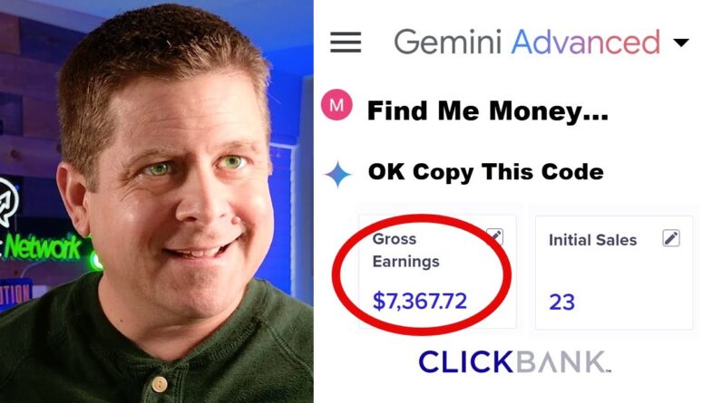 I Asked Ai To Find Me Free Money On Clickbank  - It Did! - $7,300 So Far!