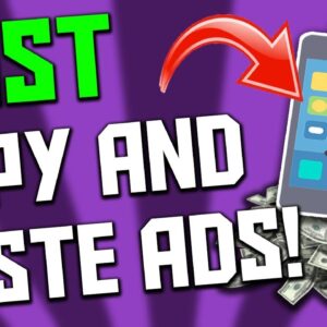 Copy Paste Ads and Earn Money (MADE $900 YESTERDAY)