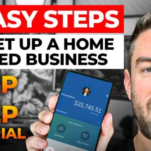 How to Set Up a Home Based Business (3 EASY STEPS)