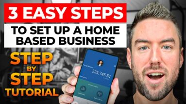 How to Set Up a Home Based Business (3 EASY STEPS)