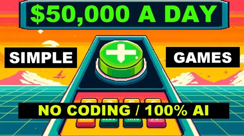 Simple Online Games = $50,000 A Day - With Proof + Live Setup 100% Ai!