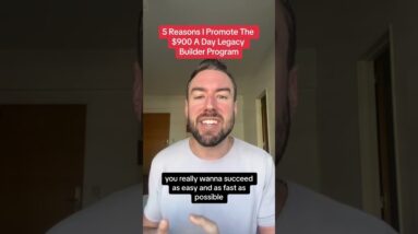 Why I Joined The Legacy Builder Program (Reason #1) #legacybuilder #legacybuilderprogram
