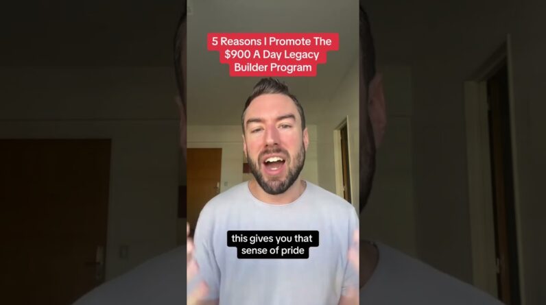Why I Joined The Legacy Builder Program (Reason #5) #legacybuilder #legacybuilderprogram