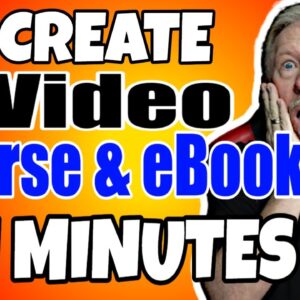 Create A Complete Video Course In Minutes Not Days