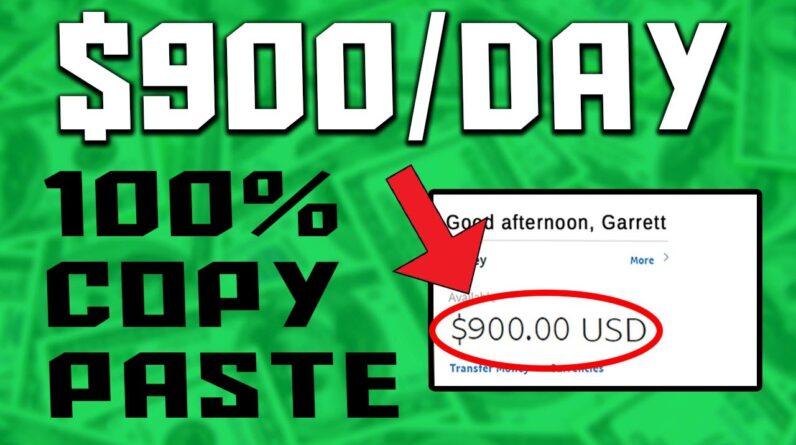 Make $900+ PER Day Copy/Pasting Online! (Digital Marketing for Beginners 2024)