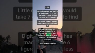 Digital marketing is changing so many people's lives! #digitalmarketing #digitalmarketingforbeginner