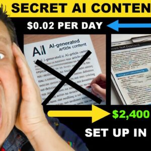 $2,400 In One Day Posting AI Content (here’s how I did it) Super Fast Method