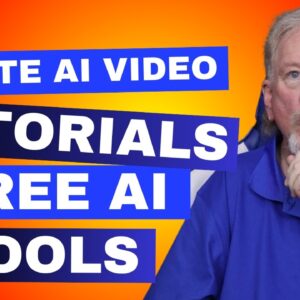 How To Create a Video Tutorial With FREE AI Tools - Step By Step Tutorial