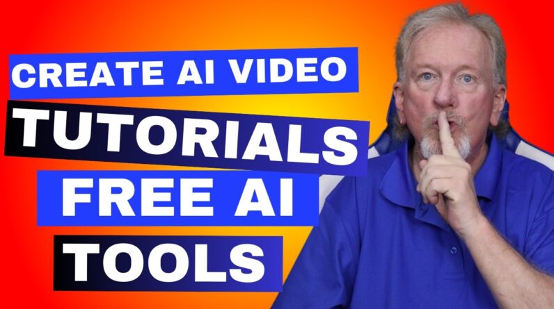 How To Create a Video Tutorial With FREE AI Tools - Step By Step Tutorial