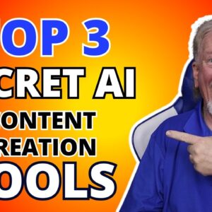 Secret AI Tools - Top 3 AI Must Haves For Content Creators 2024