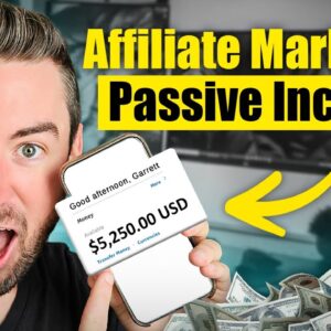 How To Use Affiliate Marketing For Passive Income! (3 EASY STEPS)