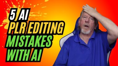 5 AI Mistakes That DESTROY Your PLR Ebook Business