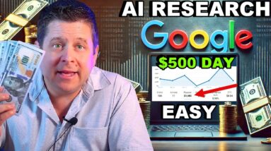 Make $500 Daily With Google AI Research - Easy Method Live Setup!