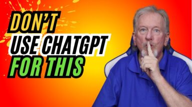 Never Use ChatGPT Again For This