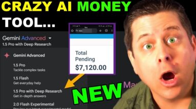 Ai News: Google Gemini Deep Research 1.5 = Secret Affiliate Money Tool!