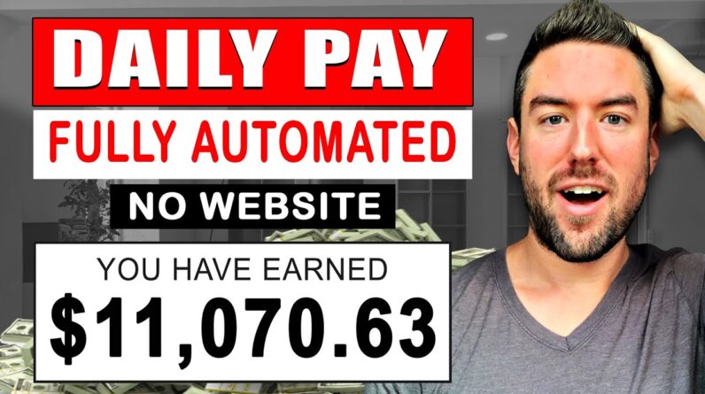 FULLY Automated Online Business Pays You DAILY! (NO Website Or Skill)