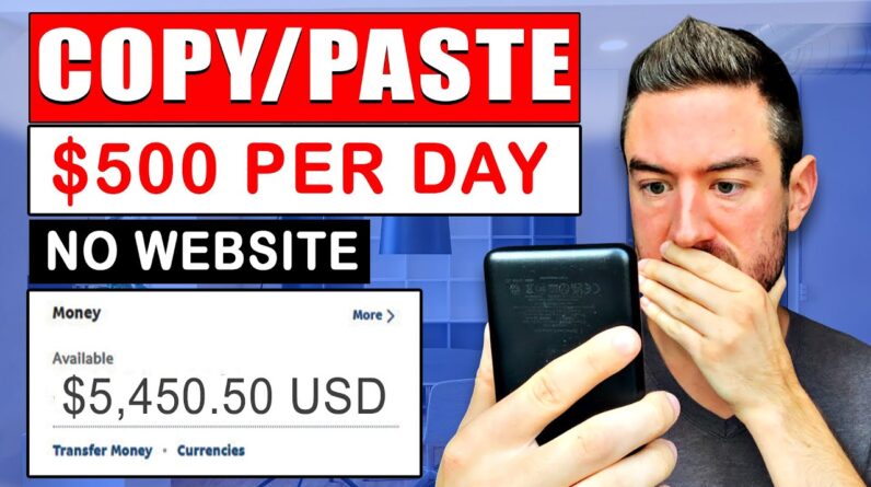 COPY-PASTE $500/Day Strategy: How To Promote Affiliate Links Without A Website! (EASY)
