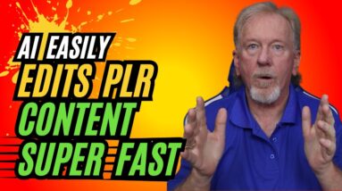 How To Easily Edit PLR Content Super Fast With AI {4 Simple Steps}