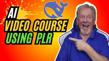 How To Use AI To Create Video Courses Using Private Label Rights eBooks