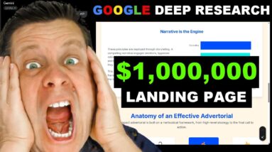 $1M One Page Website With Gemini Deep Research?