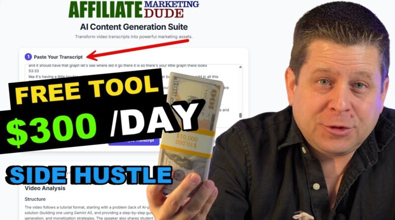 $300 A Day Side Hustle - Use This Free Ai Tool