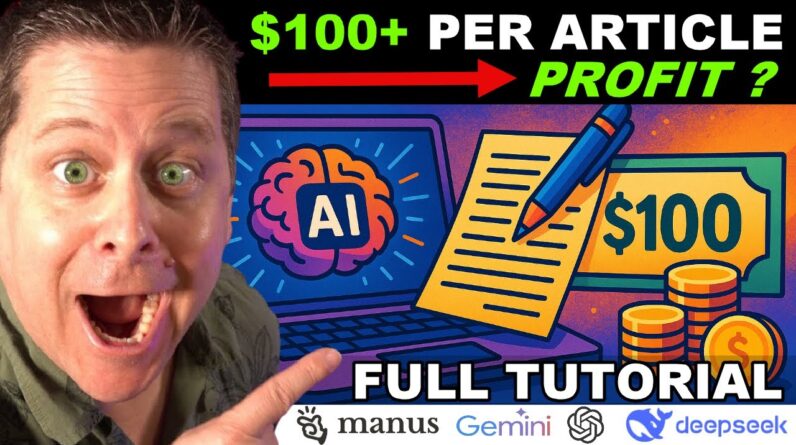 FULL Tutorial - How To Make Money With Ai Content - REAL Method!