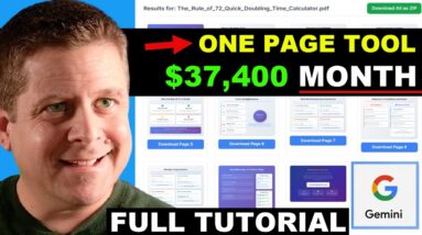 I Used Gemini To Create A Simple Tool Making $34K A Month!