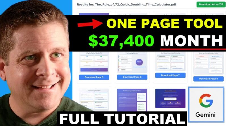 I Used Gemini To Create A Simple Tool Making $34K A Month!