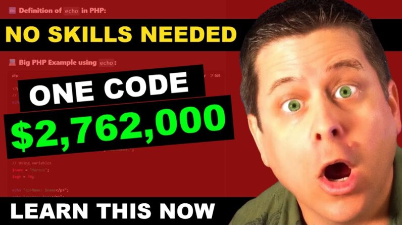 This Simple PHP Code Made Me Millions - Heres How!